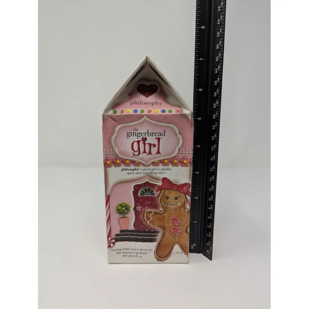 Philosophy The Gingerbread Girl‎ Foaming Bubble Bath & Shower Gel 16 Oz NEW NIB